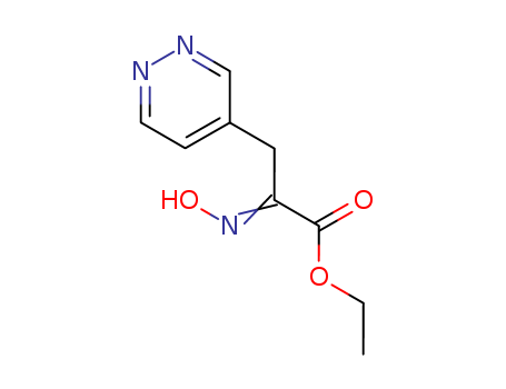 90887-19-7,ethyl (2Z)-2-(hydroxyimino)-3-(pyridazin-4-yl)propanoate,