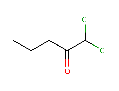 Molecular Structure of 2648-58-0 (2-Pentanone,  1,1-dichloro-)