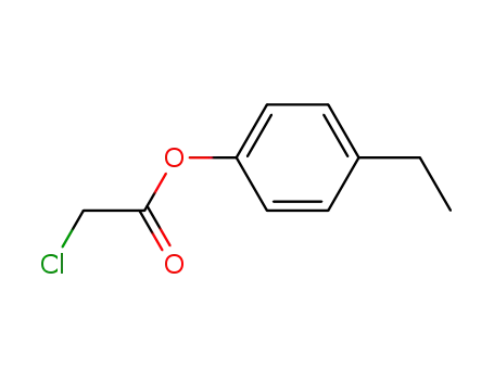 Molecular Structure of 3132-25-0 (4-ethylphenyl chloroacetate)