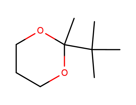 Molecular Structure of 28898-66-0 (2-tert-butyl-2-methyl-1,3-dioxane)