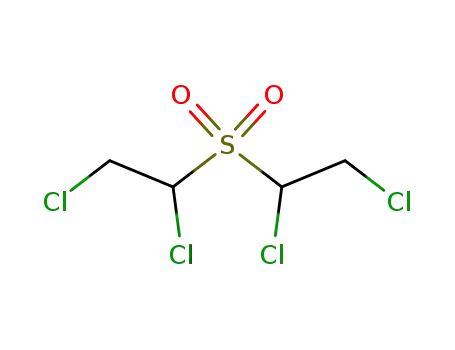 Molecular Structure of 19721-74-5 (Bis(1,2-dichloroethyl) sulfone)