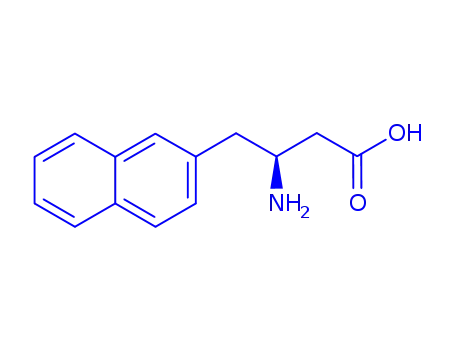 Molecular Structure of 270063-39-3 ((S)-3-AMINO-4-(2-NAPHTHYL)BUTANOIC ACID HYDROCHLORIDE)