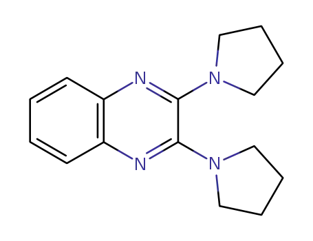 Molecular Structure of 93538-75-1 (2,3-di(pyrrolidin-1-yl)quinoxaline)