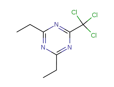 Molecular Structure of 30362-62-0 (2,4-diethyl-6-(trichloromethyl)-1,3,5-triazine)