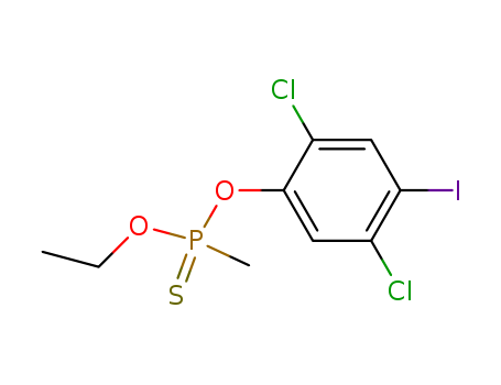 26084-76-4,O-(2,5-dichloro-4-iodophenyl) O-ethyl methylphosphonothioate,Phenol,2,5-dichloro-4-iodo-, O-ester with O-ethyl methylphosphonothioate (8CI)