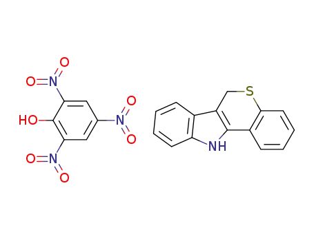6,11-dihydro-thiochromeno[4,3-<i>b</i>]indole; picrate