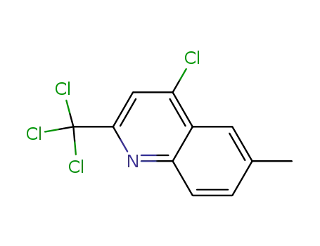 Molecular Structure of 93600-19-2 (4-CHLORO-6-METHYL-2-TRICHLOROMETHYL-QUINOLINE)