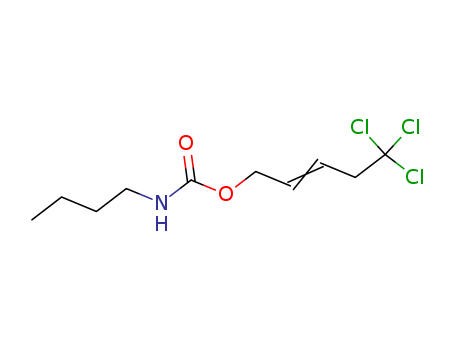 Carbamic acid, butyl-,5,5,5-trichloro-2-pentenyl ester (7CI,8CI) cas  5012-52-2
