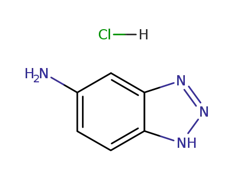 Molecular Structure of 93805-11-9 (1H-benzotriazol-5-amine monohydrochloride)