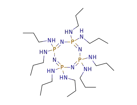 Molecular Structure of 4237-87-0 (N~2~,N~2~,N~4~,N~4~,N~6~,N~6~,N~8~,N~8~-octapropyl-1,3,5,7,2lambda~5~,4lambda~5~,6lambda~5~,8lambda~5~-tetrazatetraphosphocine-2,2,4,4,6,6,8,8-octamine)