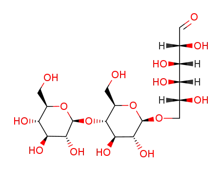 Molecular Structure of 32581-33-2 (O-glucopyranosyl-(1-4)-O-glucopyranosyl-(1-6)glucopyranose)