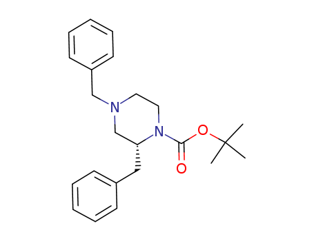 (R)-tert-butyl 2,4-dibenzylpiperazine-1-carboxylate