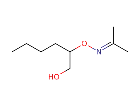 Molecular Structure of 5001-44-5 (2-[(propan-2-ylideneamino)oxy]hexan-1-ol)