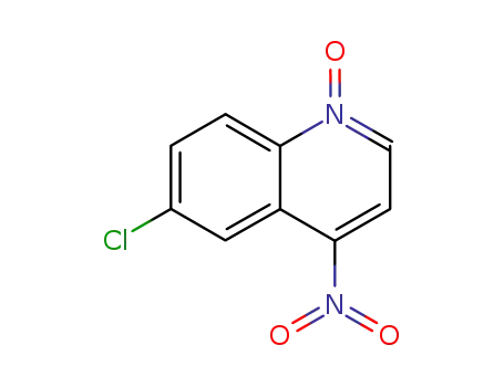 Molecular Structure of 3741-12-6 (6-CHLORO-4-NITROQUINOLINE-1-OXIDE)