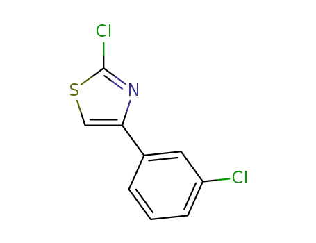 Molecular Structure of 42444-98-4 (2-CHLORO-4-(3-CHLOROPHENYL)THIAZOLE)