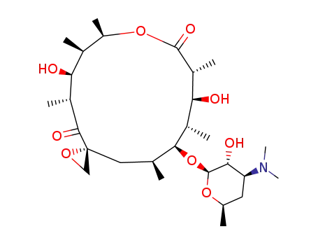 Molecular Structure of 4166-78-3 (deoleandrosyl-oleandomycin)