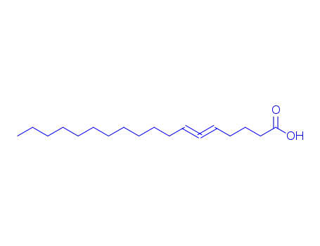 Molecular Structure of 5204-84-2 ((R)-Octadeca-5,6-dienoic acid)