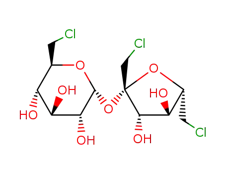 Molecular Structure of 40631-75-2 (1',6,6'-Trichloro Sucrose)