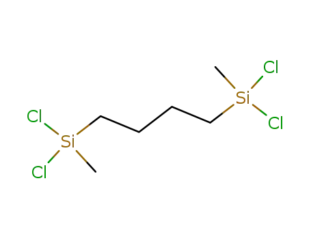 Molecular Structure of 38958-24-6 (Bis(methyldichlorosilyl)butane)