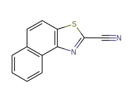 Molecular Structure of 39785-46-1 (Naphtho[1,2-d]thiazole-2-carbonitrile (9CI))