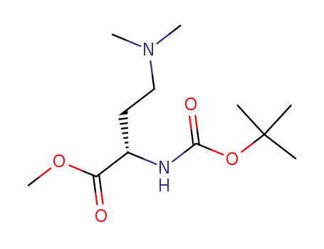 Butanoic acid,
4-(dimethylamino)-2-[[(1,1-dimethylethoxy)carbonyl]amino]-, methyl
ester, (2S)-
