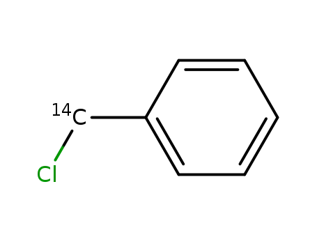 Molecular Structure of 32396-45-5 (BENZYL CHLORIDE, [7-14C])