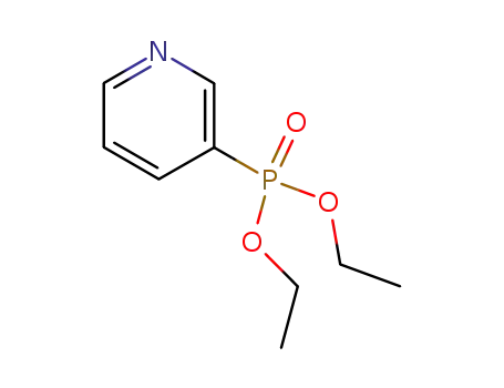 Molecular Structure of 53340-10-6 (PYRIDIN-3-YL-PHOSPHONIC ACID DIETHYL ESTER)