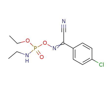 67410-47-3,4-chloro-N-(ethoxy-ethylamino-phosphoryl)oxy-benzimidoyl cyanide,