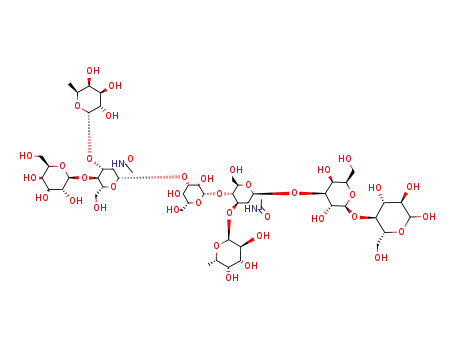 Molecular Structure of 64396-27-6 (DIFUCOSYLLACTO-N-HEXAOSE (A))