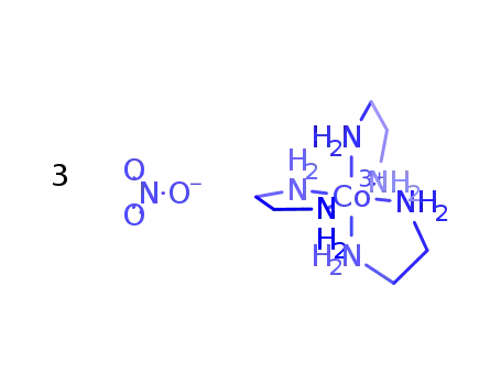 Molecular Structure of 6865-68-5 (TRIS(ETHYLENEDIAMINE)COBALT(III) NITRAT&)