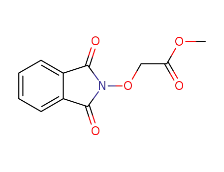 Molecular Structure of 80733-98-8 (Acetic acid, [(1,3-dihydro-1,3-dioxo-2H-isoindol-2-yl)oxy]-, methyl ester)