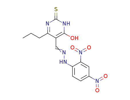 93867-68-6,5-{[2-(2,4-dinitrophenyl)hydrazino]methylidene}-6-propyl-2-thioxo-2,5-dihydropyrimidin-4(3H)-one,