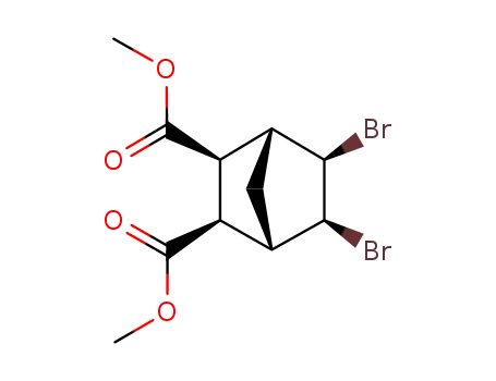 Molecular Structure of 6319-17-1 (dimethyl 5,6-dibromobicyclo[2.2.1]heptane-2,3-dicarboxylate)