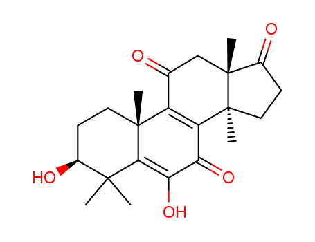 3,6-dihydroxy-4,4,10,13,14-pentamethyl-1,2,3,12,15,16-hexahydrocyclopenta[a]phenanthrene-7,11,17-trione cas  60915-51-7