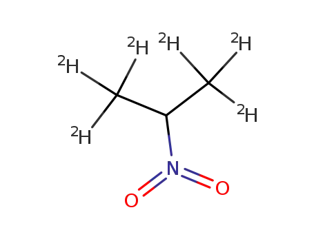 Molecular Structure of 52809-86-6 (2-NITROPROPANE-1,1,1,3,3,3-D6)