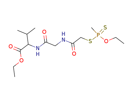 68030-45-5,ethyl N-({[(ethoxymethyl)(thioxo)phosphonio]sulfanyl}acetyl)glycyl-L-valinate,
