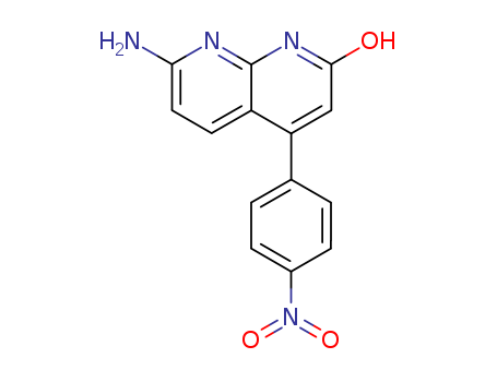 1,8-Naphthyridin-2(1H)-one,7-amino-4-(4-nitrophenyl)- cas  53734-90-0