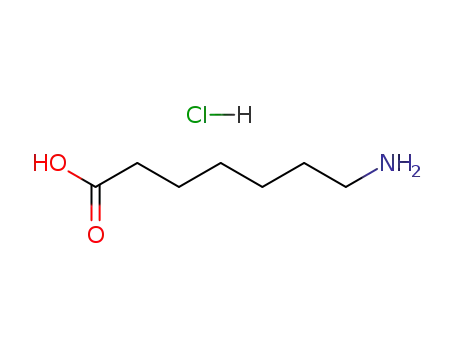 Molecular Structure of 62643-56-5 (7-AMINOHEPTANOIC ACID HYDROCHLORIDE)