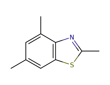 Molecular Structure of 80689-37-8 (Benzothiazole, 2,4,6-trimethyl- (9CI))