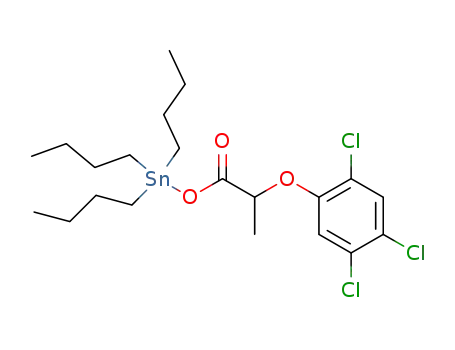 Molecular Structure of 73940-89-3 (Tributyl[[2-(2,4,5-trichlorophenoxy)propionyl]oxy]stannane)