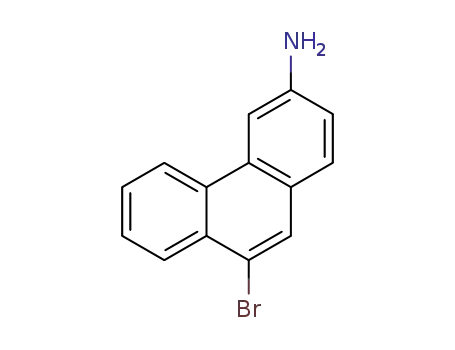 Molecular Structure of 7473-67-8 (9-bromophenanthren-3-amine)