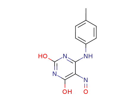 2,4(1H,3H)-Pyrimidinedione,6-[(4-methylphenyl)amino]-5-nitroso- cas  7155-22-8