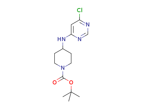 4-(6-Chloro-pyrimidin-4-ylamino)-piperidine-1-carboxylic acid tert-butyl