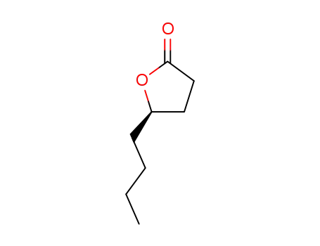 Molecular Structure of 107797-24-0 (2(3H)-Furanone, 5-butyldihydro-, (R)-)