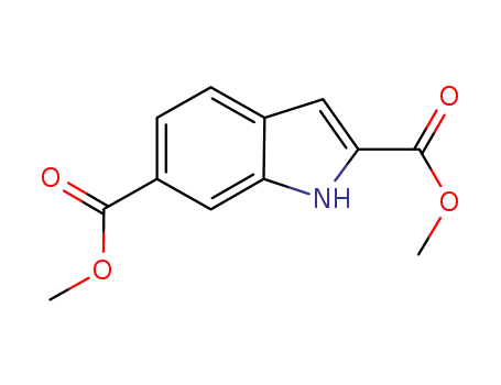Molecular Structure of 881040-29-5 (Dimethyl indole-2,6-dicarboxylate)