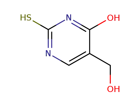 Molecular Structure of 93185-31-0 (5-(HYDROXYMETHYL)-2-THIOURACIL)