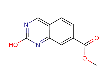 Molecular Structure of 953039-78-6 (7-Quinazolinecarboxylic acid, 1,2-dihydro-2-oxo-, methyl ester)