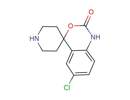 Molecular Structure of 92926-63-1 (6-CHLORO-1,2-DIHYDRO-2-OXOSPIRO[4H-3,1-BENZOXAZIN-4,4'-PIPERIDINE])
