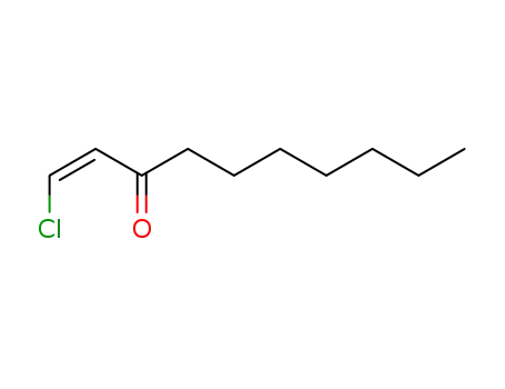 Molecular Structure of 18201-31-5 (1-Decen-3-one, 1-chloro-)