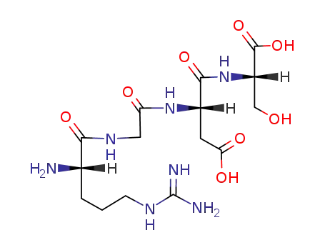 Molecular Structure of 91037-65-9 (ARG-GLY-ASP-SER)